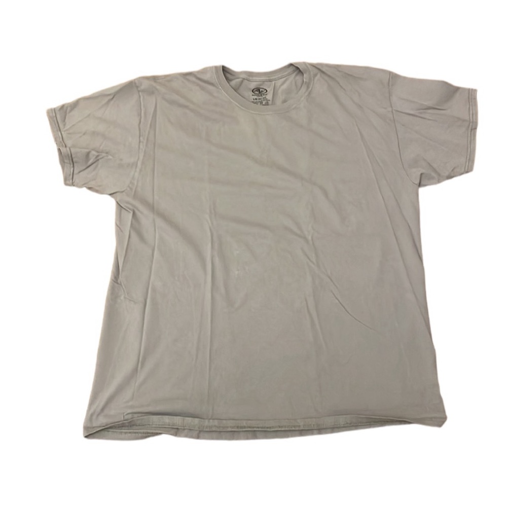 Athletic Works cotton s/s tee in taupe. Size L. GUC